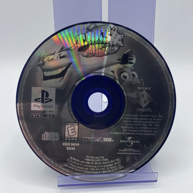 CRASH BANDICOOT 3 Warped (PS1, Disc Only) EUR 1,85 PicClick FR