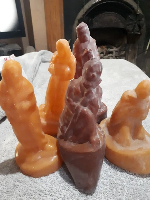 Moldes de látex X5 lote mixto 14 haz tus propios moldes artesanías pastores 5 diferentes