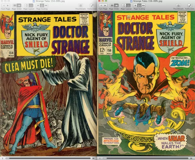 Doctor Strange v1 & 2 (1968, 1974-78) Strange Tales on DVD in cbr and cbz format