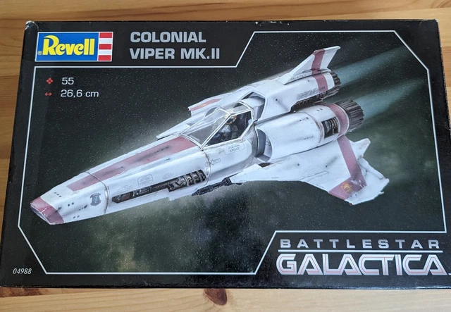 RARE REVELL BATTLESTAR Galactica Colonial Viper MkII - With Green ...