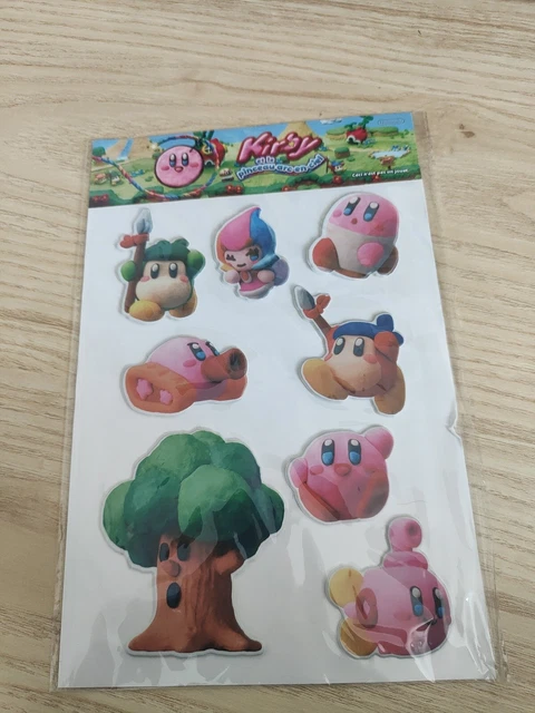 Stickers Kirby Et le Pinceau Arc En Ciel Wii U Neuf