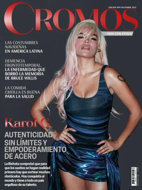 Cromos Magazine Revista Español Spanish December Deciembre 2023 Karol G NEW