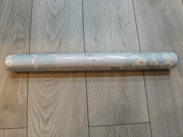 LAURA ASHLEY Lori Duck Egg Wallpaper 1 X Roll Batch W102061-A/1