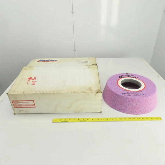 Radiac Abrasives 34239471 14" x 4" x 5" Conical Cup Grinding Wheel 11001F 8BP