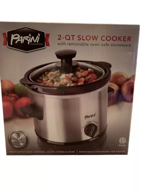 Parini, Kitchen, 2qt Slow Cooker New