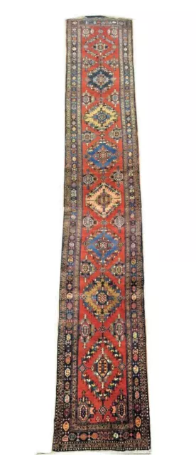 Tappeto shirvan azerbaijan antico mis:535x96 Cm