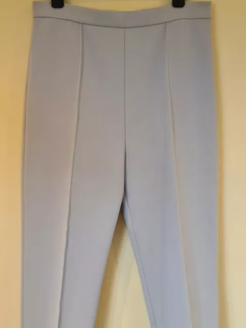 MARNI grey Italian cropped tailored Capri straight Trousers Size 44 UK 14 New 2
