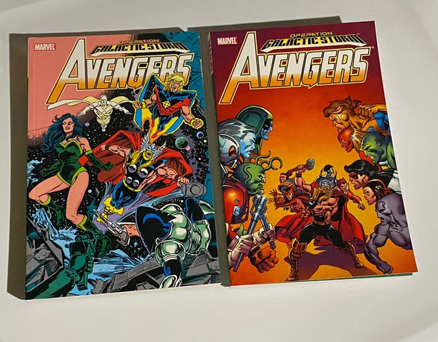 MARVEL COMICS THE AVENGERS OPERATION GALACTIC STORM vol 1 & #2 Softcover TPB Set