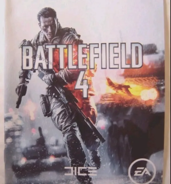 70908 Instruction Book - Battlefield 4 - Sony PS3 Playstation 3 (2013) BLES 0