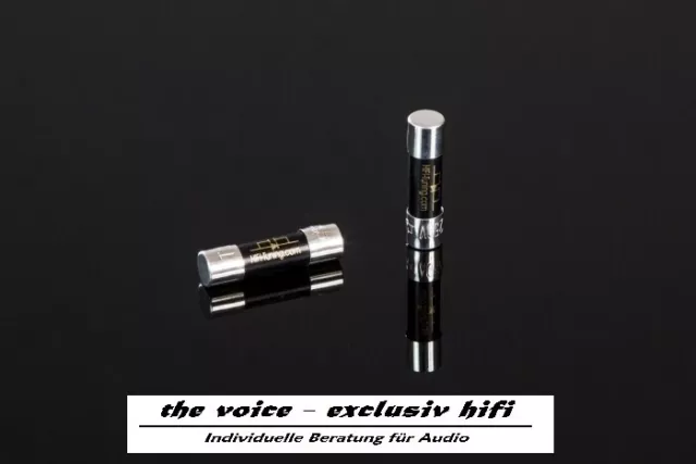 Hifi Tuning Sicherung - Supreme³ - jede Größe 5x20 / 6,3x32 mm  Gold/Silber Fuse