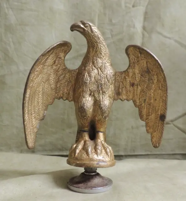 Vintage Brass/Bronze Flagstaff Finial Eagle