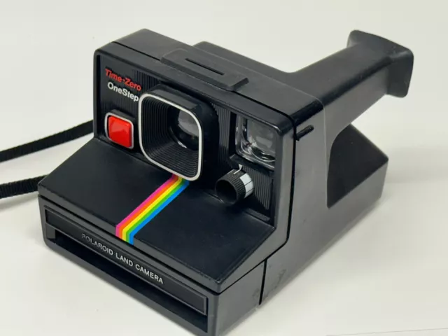 Polaroid Time Zero One Step Camera Land Camera Instant Rainbow SX-70 Still Works