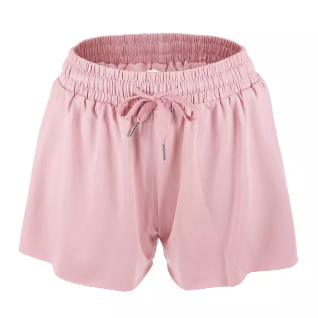 1pz Donne Pantaloncini Sportivi Corsa Casual Pantaloncini Rosa Dimensione S