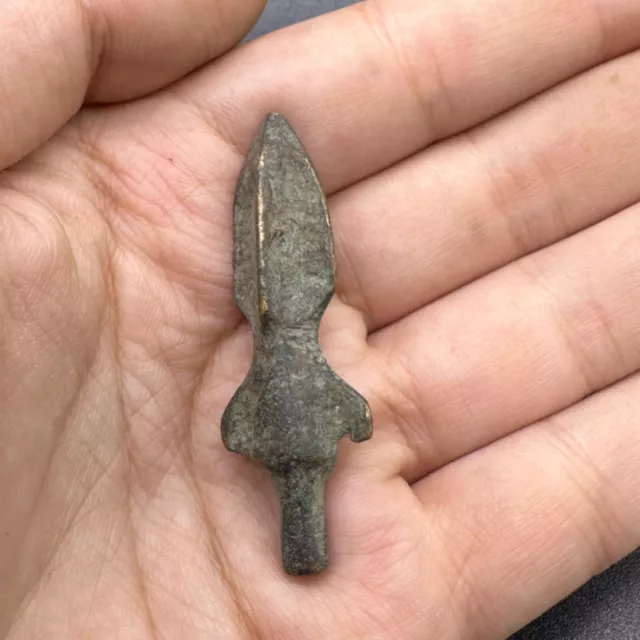 Unique Rare Find Ancient Roman Bronze Arrow Head