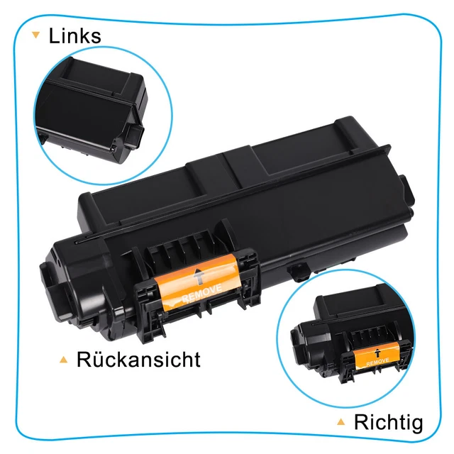 3X TONER FÜR Kyocera TK-1150 TK1150 TK 1150 M 2135 DN M 2635 DN M 2635 ...