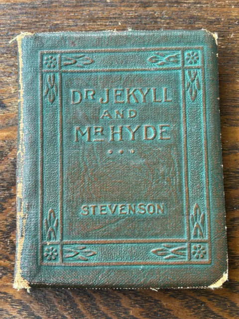 Antique Book Dr Jekyll and Mr Hyde by RL Stevenson Little Leather Publishing