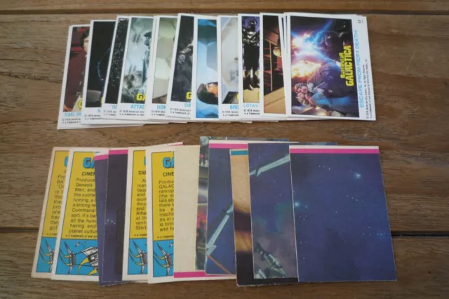 Topps Battlestar Galactica Cards from 1978 - UK Version - VGC! - Pick Cards!