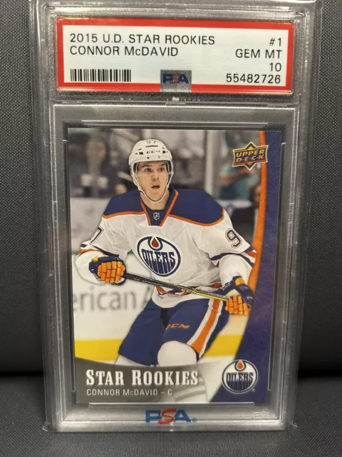 2015 Upper Deck Star Rookies Connor McDavid (RC) #1 - PSA 10 GEM MINT