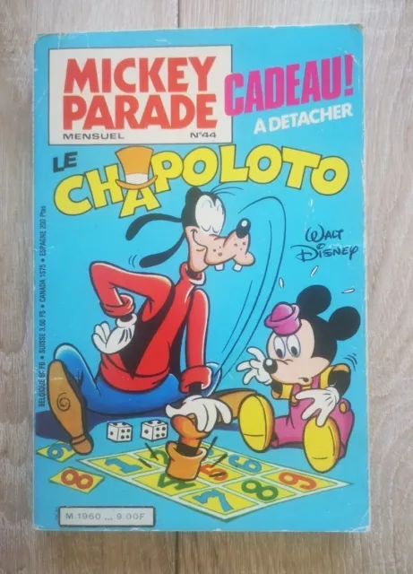 Mickey Parade ** N°44 Le Chapoloto ** Aout 1983  Walt Disney