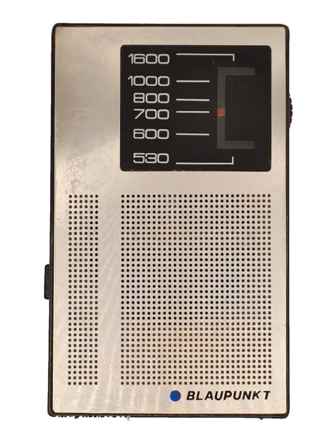 Radio de bolsillo, Blaupunkt Smart, negro/visch 1970, muy bien conservada, reproductor.