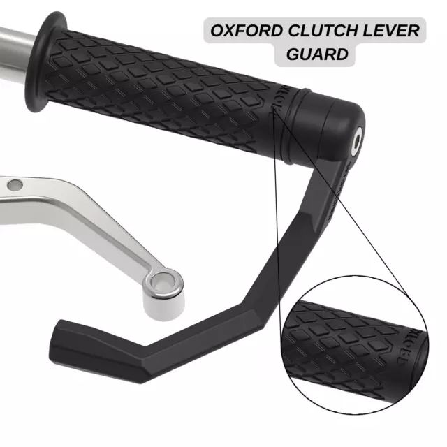 Oxford Spurbereit links Kupplungshebelschutz Nylon66 GF30 schwarz - OX797