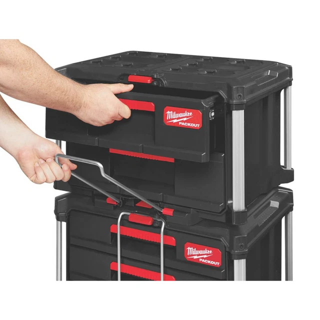 MILWAUKEE PACKOUT TOOL Box 3 Drawers Modular Storage System Impact ...
