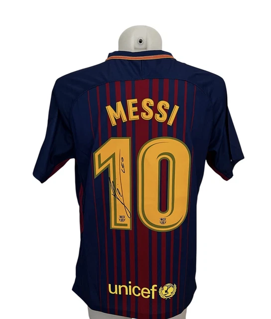 MAGLIA BARCELONA MESSI Autografata No Match Worn Shirt Jersey Camiseta Coa EUR 499,99 - ES
