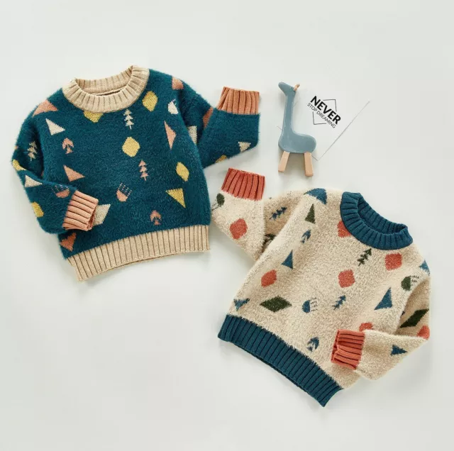 Baby Boy Knitted Sweater - Knitted Baby Toddler Infant Clothing