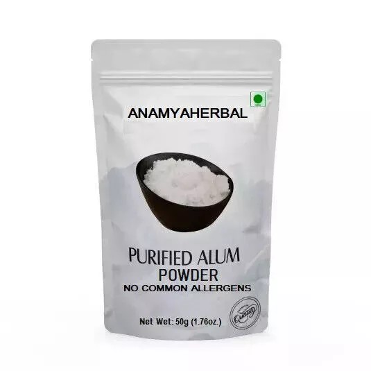 Pure Alum Powder Phitakari Skin Tightening Natural Antiseptic Deodorant 50gm