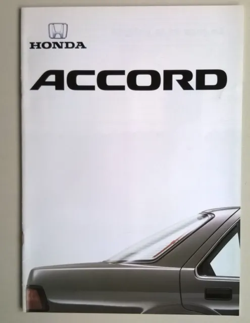 Catalogue/Brochure de vente - HONDA Accord 1987 - Etat collector