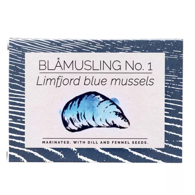 FANGST Blåmusling NO. 1 cozze marinate Limfjord con aneto e fenchel