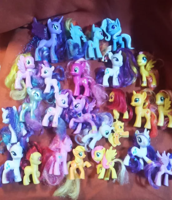 Hasbro My Little Pony G4 MLP FIM 3" Brushable Figure Toy Doll Lot of 26