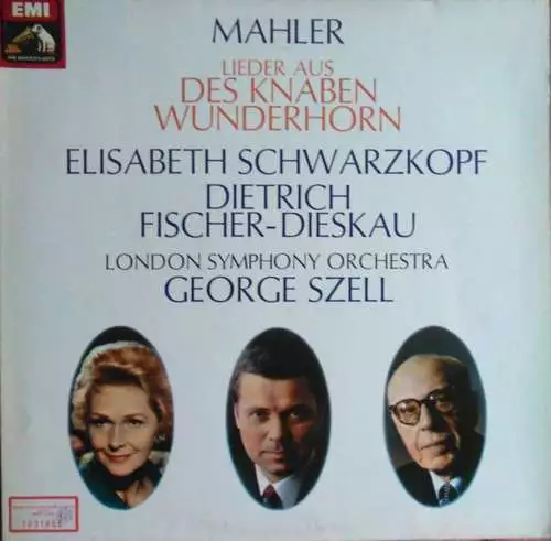 Mahler* - Elisabeth Schwarzkopf - Dietrich Fi LP Album Vinyl Scha