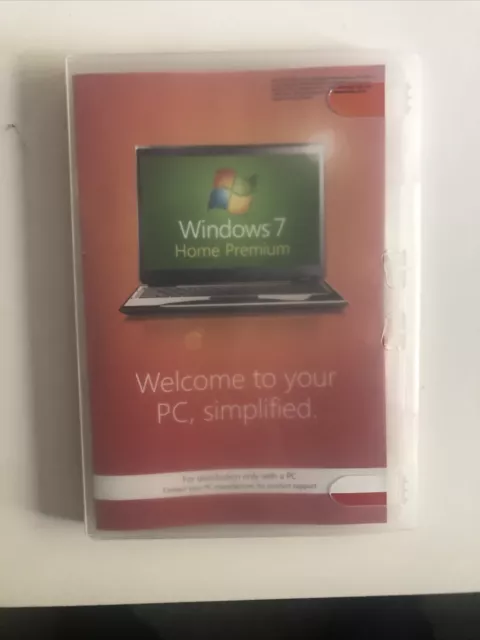 Microsoft Windows 7 Home Premium 64-Bit Software - media only