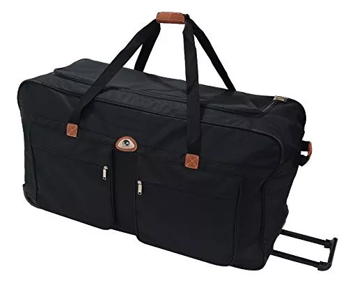 Grande Valise Sac Bagage Trolley De Voyage Chariot Avec Roues A Roulettes 90Cm