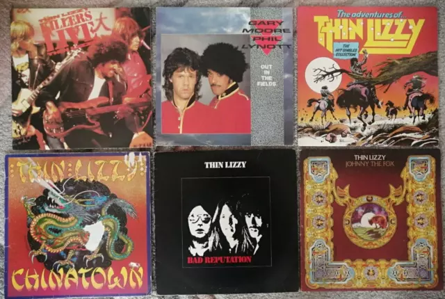 Thin Lizzy Vinyl LP Collection.