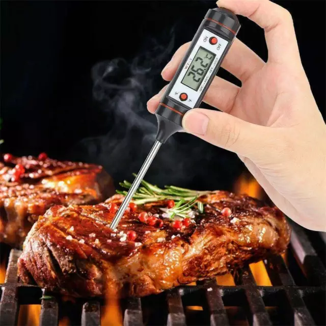 Digital Electronic Food Meat Thermometer Kitchen Cooking BBQ Grill Instant Read