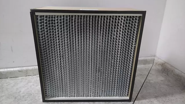 NC Filtration NCHP242412S910 24 x 24 x 11.5 In 3 Micron HEPA Air Scrubber Filter