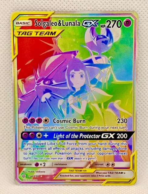 Solgaleo & Lunala GX (254/236) [Sun & Moon: Cosmic Eclipse]