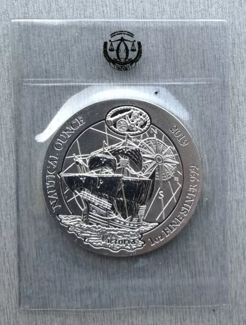 1 oz Silber, Nautische Unze/ Nautical Ounce Ruanda, Viktoria 2019 - 3.Ausgabe