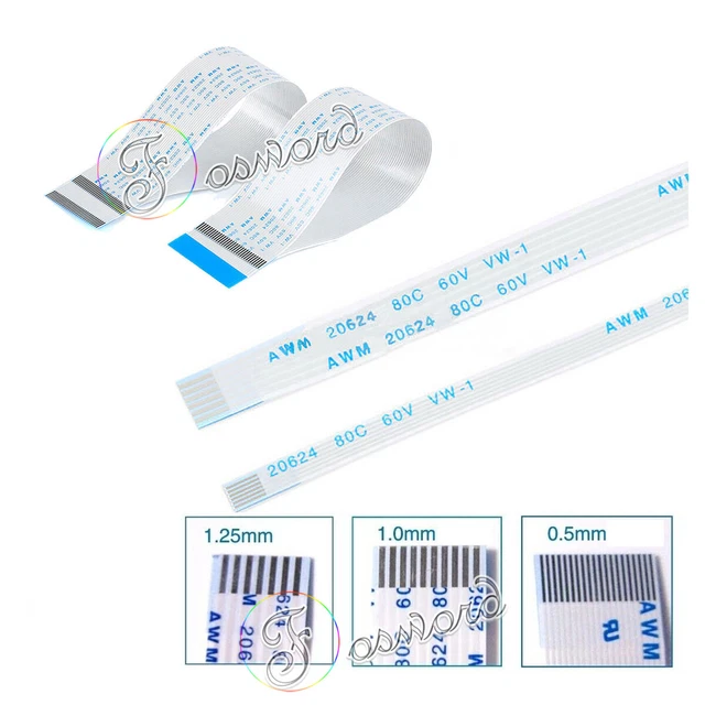 Cavo Piatto Flessibile 22 Pin 0,5 Mm Passo FFC FPC AWM VW-1 - Foto 7