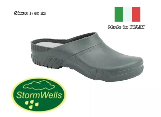 Unisex Green Garden Clogs GREEN size 3 UK *SALE* £10 - POST FREE