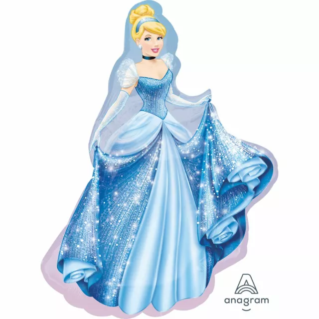 84cm Disney Cenicienta Cumpleaños Fiesta Decoracion Regalo Princesa Foil Globos