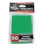 Monster Protectors Sleeves - Standard Size Super Matte- Fits Gaming Cards- Green 2