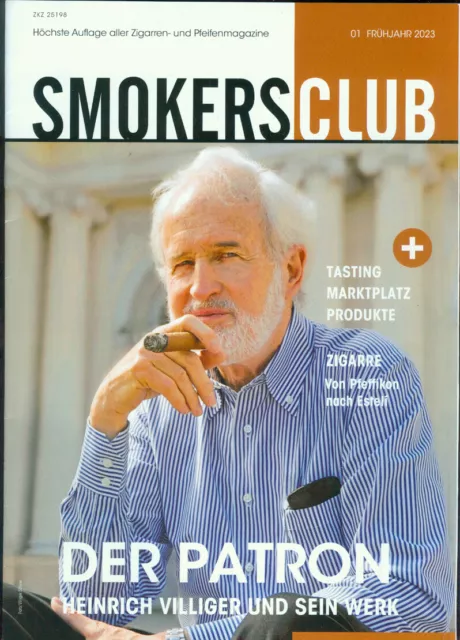 Smokers Club Zigarren - und Pfeifen Magazin Heinrich Villiger Raucher -Magazin