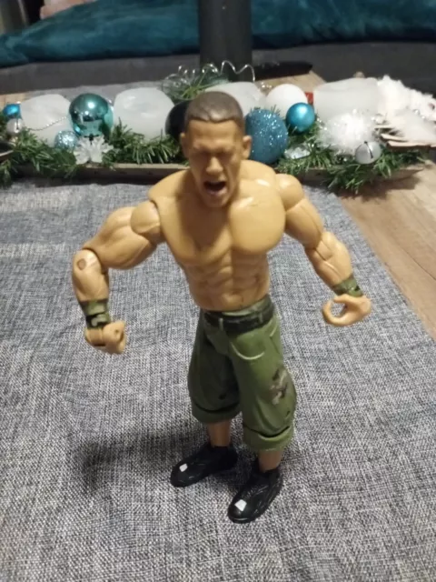 John Cena Wrestling Figur ca 19cm 2003 Jakks Pacific WWE  siehe Foto