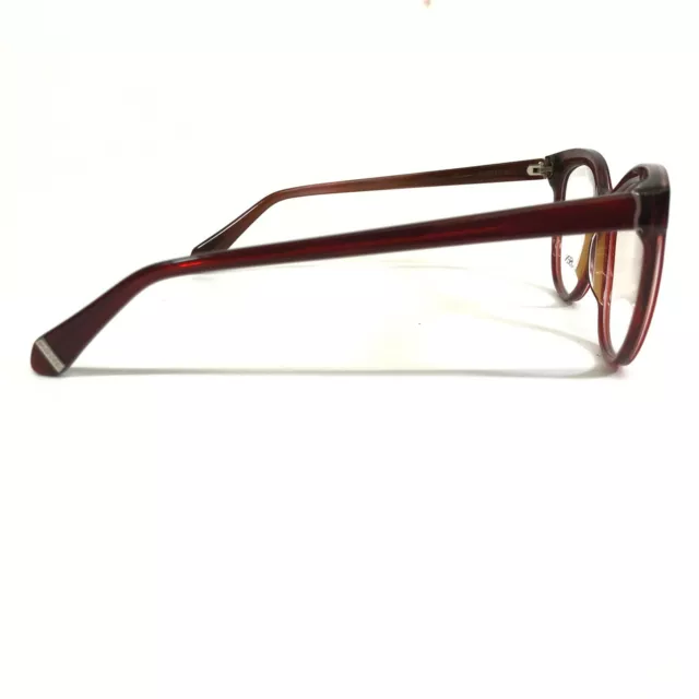 Zac Posen Eyeglasses Frames Rumia RY Burgundy Red Cat Eye Full Rim 53-15-140 3