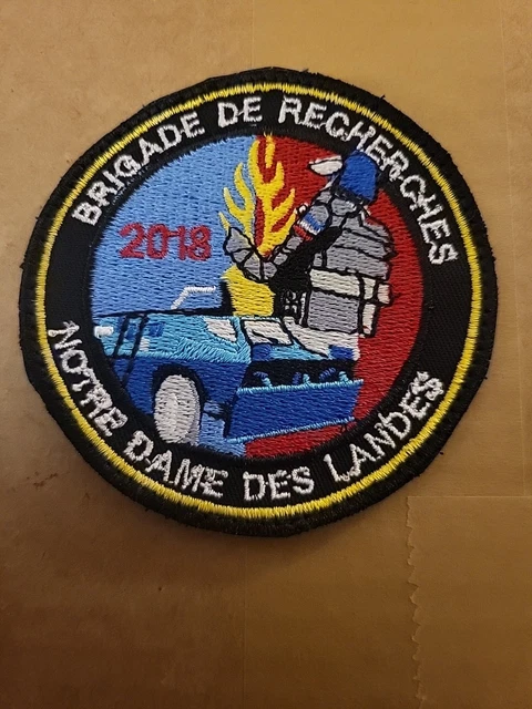 Fanion Original Gendarmerie Mobile EGM 23/2 Mont-de-Marsan - 26x17 Cm