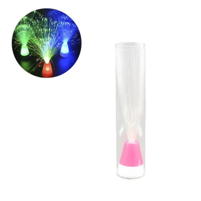 4 PCS FIBER Optic Lights Color Changing Night Valentines Day Lamp £22.