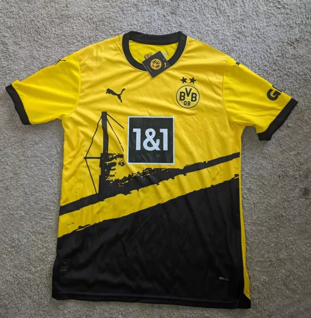Borussia Dortmund Bvb  Home Jersey 23/24 Size Large